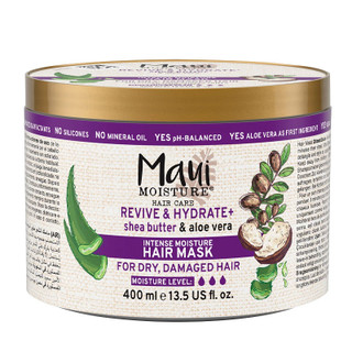 ماسک مو تقویت کننده و آبرسان ماوی شی باتر Shea Butter + Aloe vera Hair Mask حجم 400 میلی لیتر