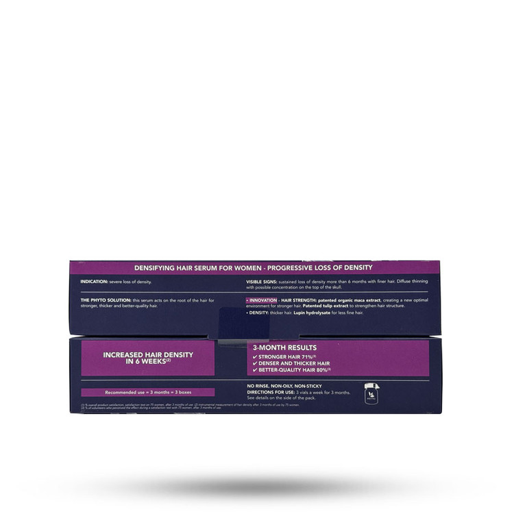 سرم ضد ریزش مو بر اثر بالا رفتن سن و سال فیتوسیان PhytoCyane 92% مخصوص بانوان بسته 12 عددی