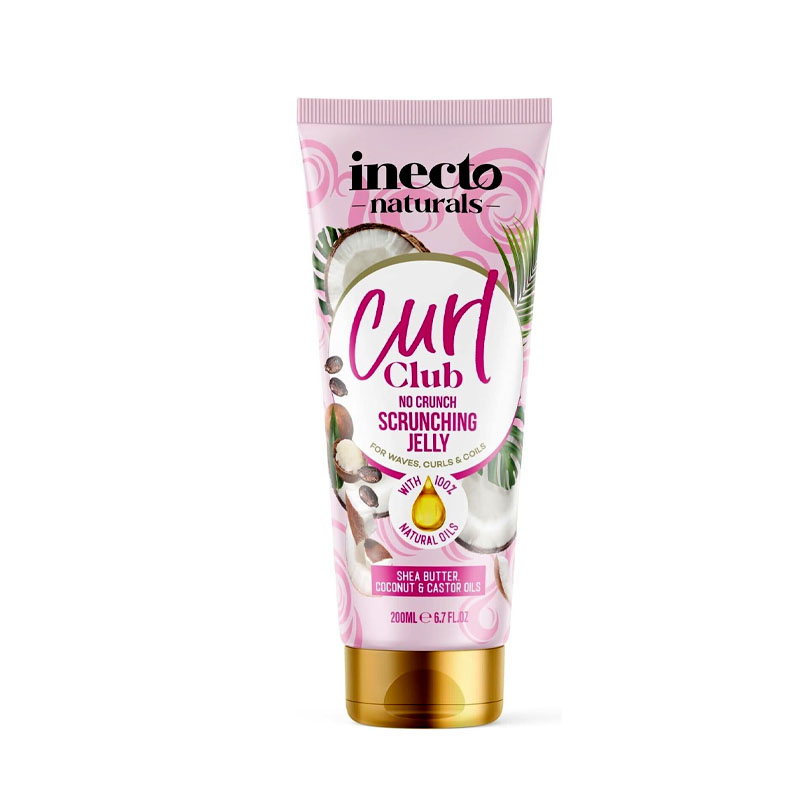 نرم کننده مو تیوپی مخصوص مو فر اینکتو Inecto سری Curl حاوی عصاره نارگیل حجم 250 میل