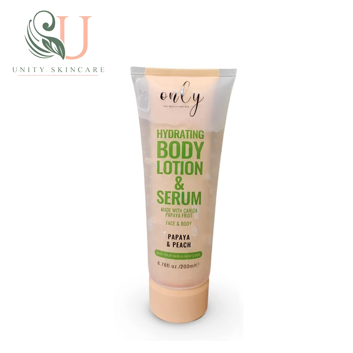 لوسیون صورت و بدن اونلی رایحه پاپایا و هلو