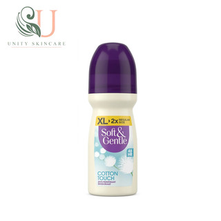 مام رول ضد تعریق سافت اند جنتل Soft & Gentle مدل Cotton Touch حجم 100 میل
