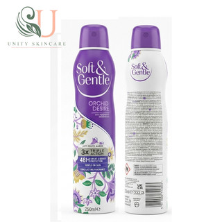 اسپری ضد تعریق سافت اند جنتل Soft & Gentle مدل Orchid Desire حجم 250 میل
