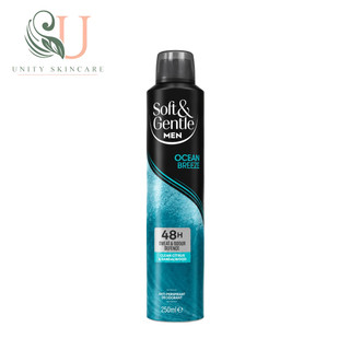 اسپری ضد تعریق سافت اند جنتل Soft & Gentle مدل Ocean Breeze حجم 250 میل