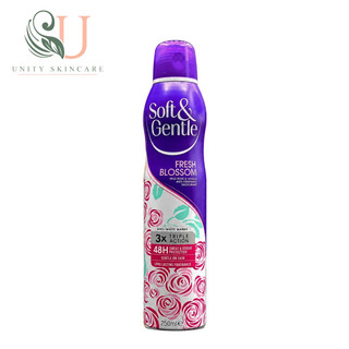 اسپری ضد تعریق سافت اند جنتل Soft & Gentle مدل Fresh Blossom حجم 250 میل