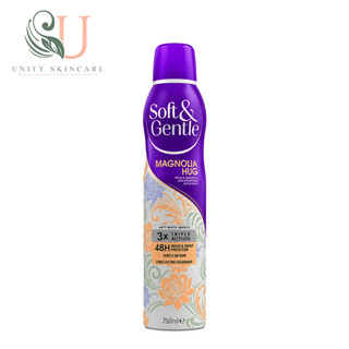 اسپری ضد تعریق سافت اند جنتل Soft & Gentle مدل Magnolia Hug حجم 250 میل