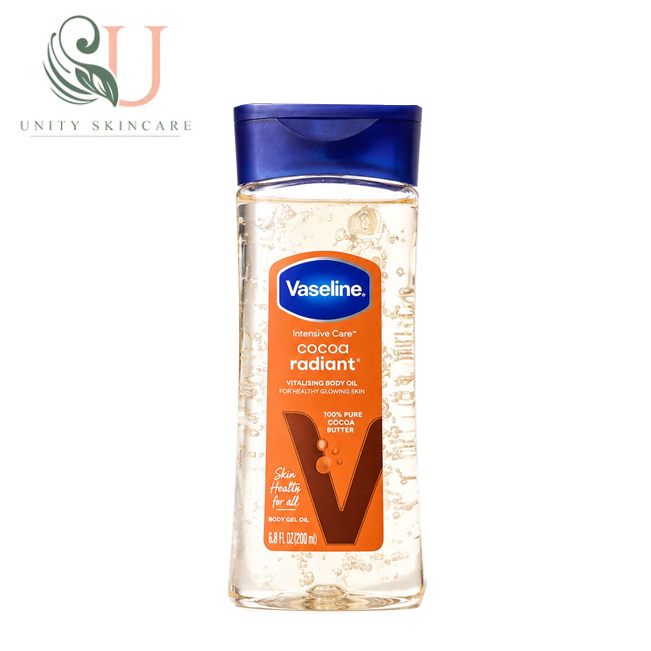 روغن ژل بدن وازلین مدل Vaselina Cocoa Radiant